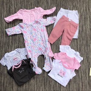 9 Piece Organic Cotton and Carter’s Bundle!